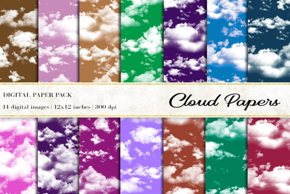 Clouds Digital Papers: A Versatile Resource for Creative Projects