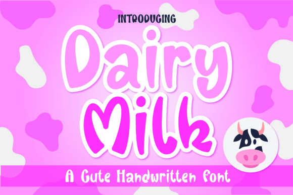Dairy Milk: A Handwritten Font That Adds Charm and Character