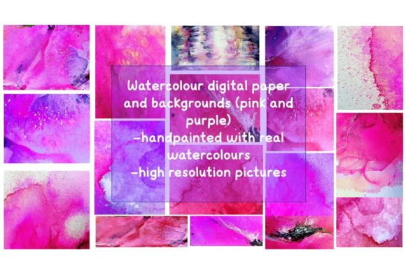 Digital Paper Background Purple Pink