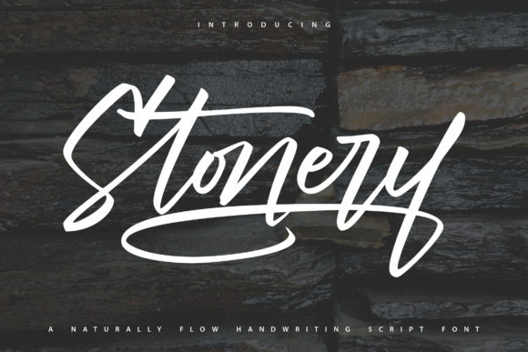 Stonery: A Beautiful Handwriting Script Font for Creative Design