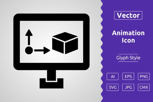 Vector Animation Glyph Icon