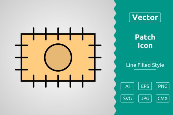 Vector Patch Filled Outline Icon: A Versatile Tool for Designers and Creators